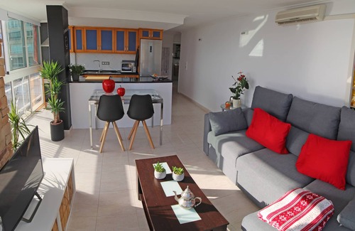 L'Albufereta Apartment | Sea views Big room. Beach 1 minute. Wifi