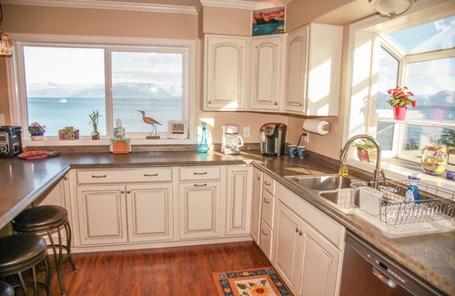 Homer House | Seafarer's Beach House Beach Front Property, Amazing Views!