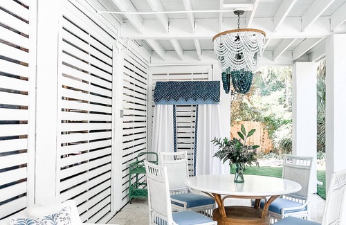 Isle of Palms House | Seaside Luxury - 5BR Haven w/Heated Pool, Hot Tub + Walk to Shore