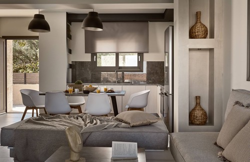 Neromilos Villa | Seaside Luxury LaSoleil Villa, with Heated Pool & Spa Whirlpool