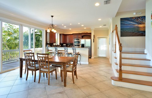 Key West House | Seaside Retreat: Waterfront Home with private heated pool & lush landscaping
