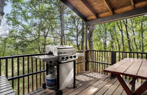 Sleepy Hollow House | Secluded Cabin Hot Tub, Huge Deck, Fire Pit, WiFi