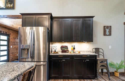 Ste Genevieve House | Secluded Cabin with Heated Pool, hot tub, fireplace & so much more