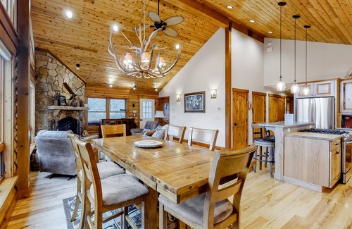 Turtle Lake House | Secluded home with amazing mountain & lake views, deck, fireplace, & WiFi