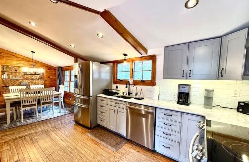 Lake Harmony House | Secluded Lakefront Cabin with Hot Tub and Views