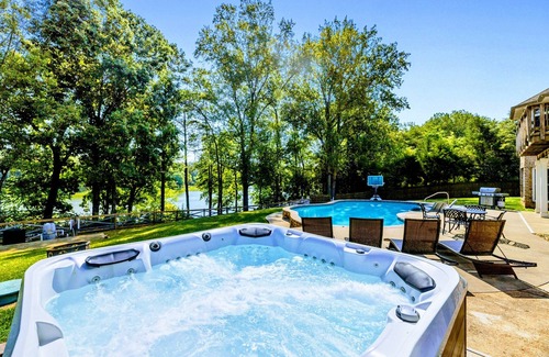 Sunrise Bay House | Secluded Lakefront | Private Pool | Dock | Hot Tub