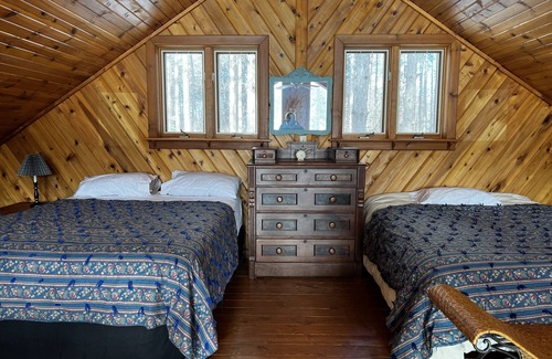 Westboro Ski Chalet | Secluded Northwoods Chalet on 80 Acres with Hiking and Water Views