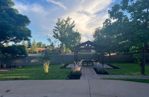 Uptown Sedona Villa | Sedona Uptown Gem!Large yard w grass and shade trees! Views! NEW! BARREL SAUNA! Close to trails, walk to Uptown Sedona, restaurants and shopping