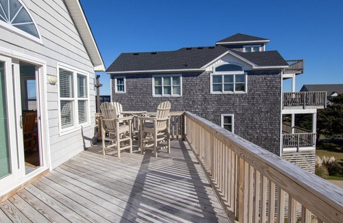 Hatteras House | Semi-Oceanfront, Private Pool, Hot Tub, Ocean Views, Arcade, Dog-Friendly