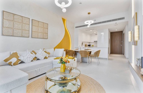 Al Safa Apartment | Serene Canal Escape | Spacious 3BR + Maid Apt