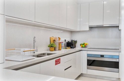 Al Safa Apartment | Serene Canal Escape | Spacious 3BR + Maid Apt