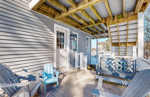 Biddeford Pool House | Serene Coastal Retreat with Breathtaking Ocean Views and Fire pit
