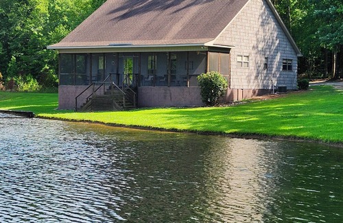 Jemison Cabin | Serene Lake Cabin on private lake situated on 46 acres