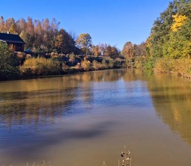 gmina Tarnowiec House | Siedlisko Sielska Dolina Nad Stawem luksusowy domek całoroczny z klimatyzacją