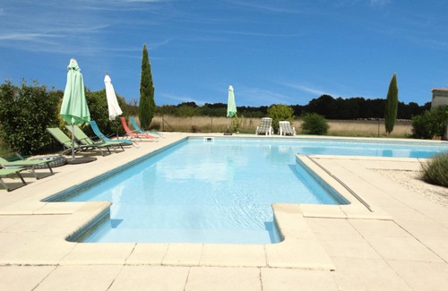 Lorignac Cottage | Single-storey gîte air conditioner 5 pers WIFI heated summer pool pet-friendly