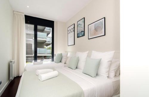 Vallpineda Apartment | Sitges Spaces Garden Paradise 3 bedroom, 3 bathroom, huge PRIVATE garden-terrace, pool- sleeps up to 8