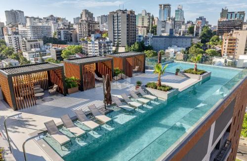 Rio Branco Apartment | Skyline Porto Alegre - Apartamento mobiliado com Wi-Fi e academia no condomínio