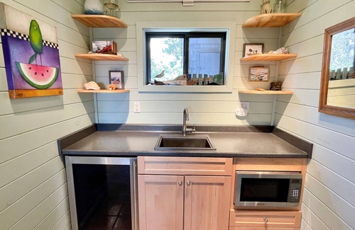 Ocracoke House | Skynear: Private sweeping panorama of natural salt marsh and sound.