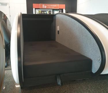 Okecie Hotel | Sleeping Pods GoSleep - Inside of Warsaw Chopin Airport, non schengen restricted zone after passport control, near Gate 2N