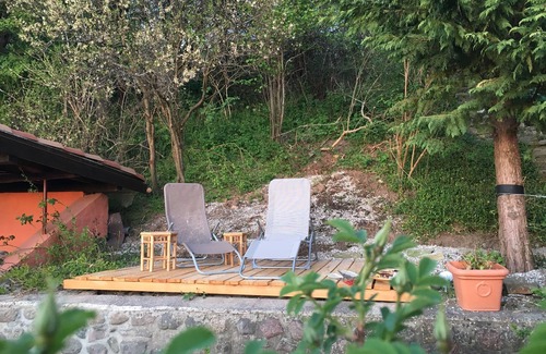 Meesiger House | Small house on the lake in Mediterranean style with its own jetty & small rowing boat!