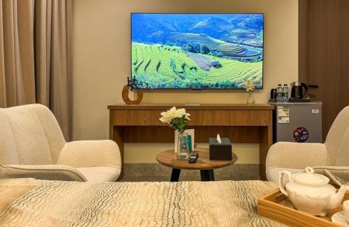 Riyadh Apartment | Smart Access Studio in Al Narjis - 65 TV