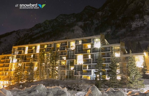 Salt Lake Mountain Resorts Condo | Snowbird slopeside studio unit with stunning mountain views!