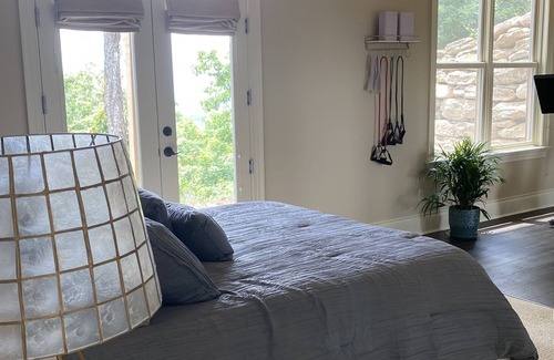 Hendersonville House | Soaking in the views for 2, Peloton, yoga studio