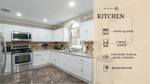 South Arlington House | Sophisticated 5BR 2,5BA Holiday Villa - Pool Sauna Hot Tub