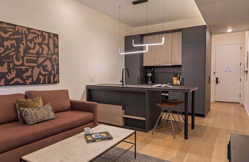 Logan Square Apartment | Sosuite | 1BR Apt w Roof Deck, Gym, Laundry