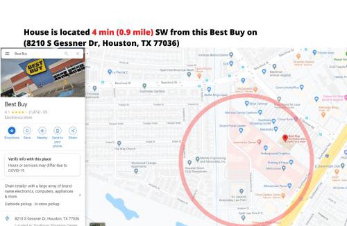 Sharpstown House | Southwest, NRG, GRB, MM Park, Downtown, Galleria, Medical Center - Imogene