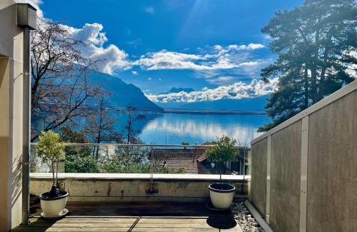 Montreux City Centre Apartment | Spa luxury app for 2 or 4 pers centre lac view