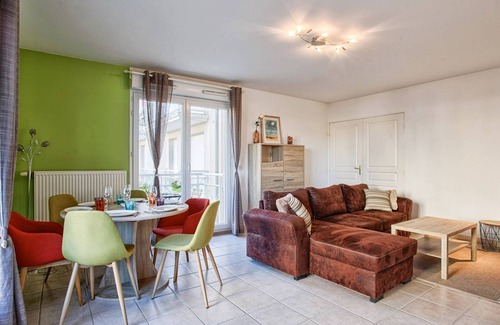 Merville-Franceville-Plage Apartment | Spacious apartment 70m², pool, parking, near beach and shops