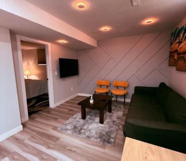 Southeast Calgary House | Spacious 2 bedroom 3 beds lower unit with separate entrance and parking space Near Downtown, Calgary Zoo, Costco and many more