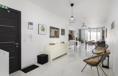 Marsalforn Apartment | Spacious 3BD Apartment with Country Views & Large Front Terrace with Outside Furniture