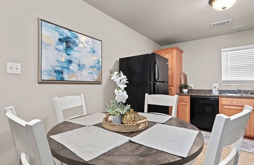 Fort Smith Apartment | “Spacious 4-Bed Home: Dual Entrances, Work-Friendly”