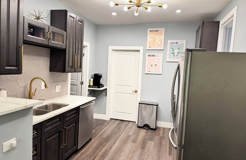 Pilsen House | Spacious 5-bedroom, 2.5 baths Coach House in East Pilsen with A/C and WIFI