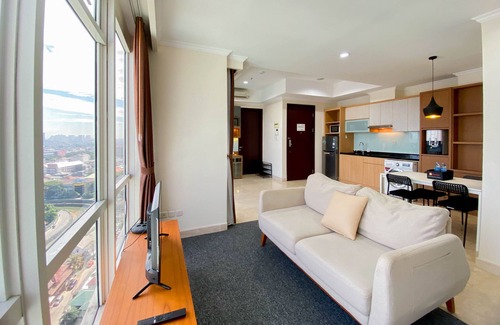 Jakarta Apartment | Spacious And Combined 2Br At Menteng Park Apartment
