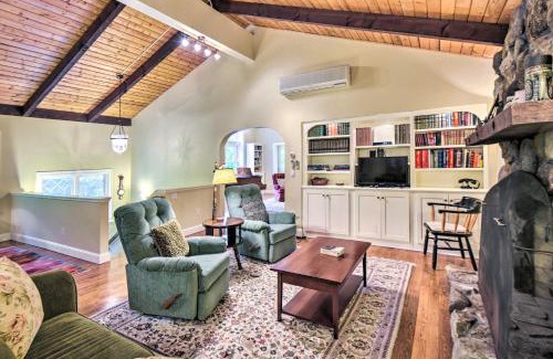 Jackson House | Spacious Bartlett Home with Fireplace and Kitchen