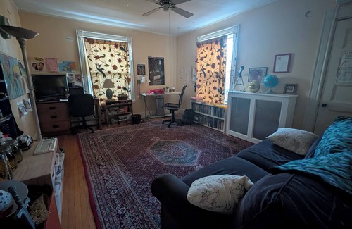 Emerson Gardens House | Spacious family 5-bedroom with yard and workspaces in historic Brookline