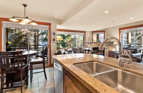 Whistler Cay Heights Condo | Spacious Family Townhome across from the Village. 2 levels, large foyer/ski room, Free parking