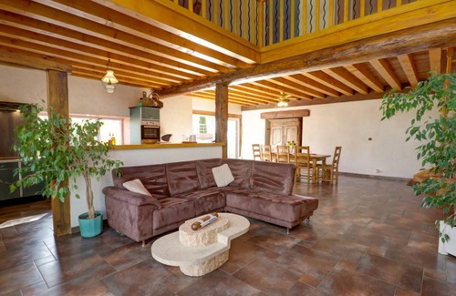 Saint-Priest-la-Prugne Cottage | Spacious lodging with fireplace and pets