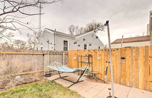 Garden City House | Spacious Garden City Home Near Main St w/ Fire Pit