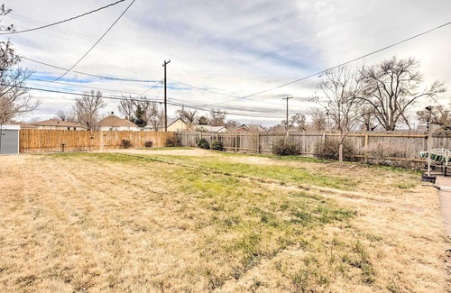 Garden City House | Spacious Garden City Home Near Main St w/ Fire Pit
