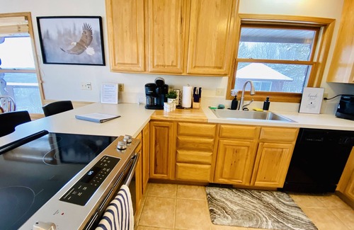 Washburn Ski Chalet | Spacious Log Cabin with Valley Views & ATV Trails Access