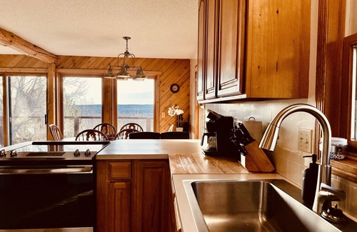 Washburn Ski Chalet | Spacious Log Cabin with Valley Views & ATV Trails Access