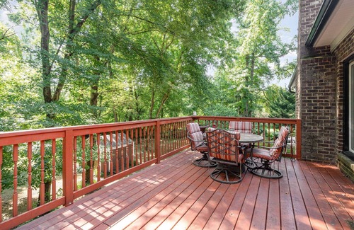 Charlotte House | Spacious Mid Term Rental! University City Home with Game Room, Huge Fenced Yard, Pets OK +20% Off!