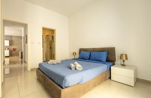 Ta' Giorni Apartment | Spacious St Julians Apt Sleep 7 Huge Terrace by QuickTrips