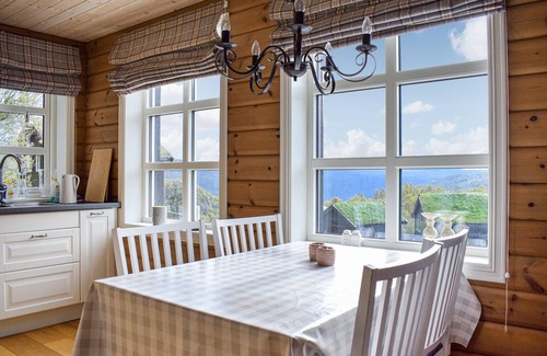 Suldal House | Spacious vacation home with fantastic mountain views.