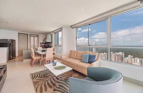 Bocagrande Apartment | Spectacular 2BR with Unbeatable View in Palmetto Beach