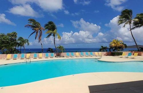 Cotton Valley Condo | Spectacular ocean & Buck-Island view, huge pool, high-speed internet